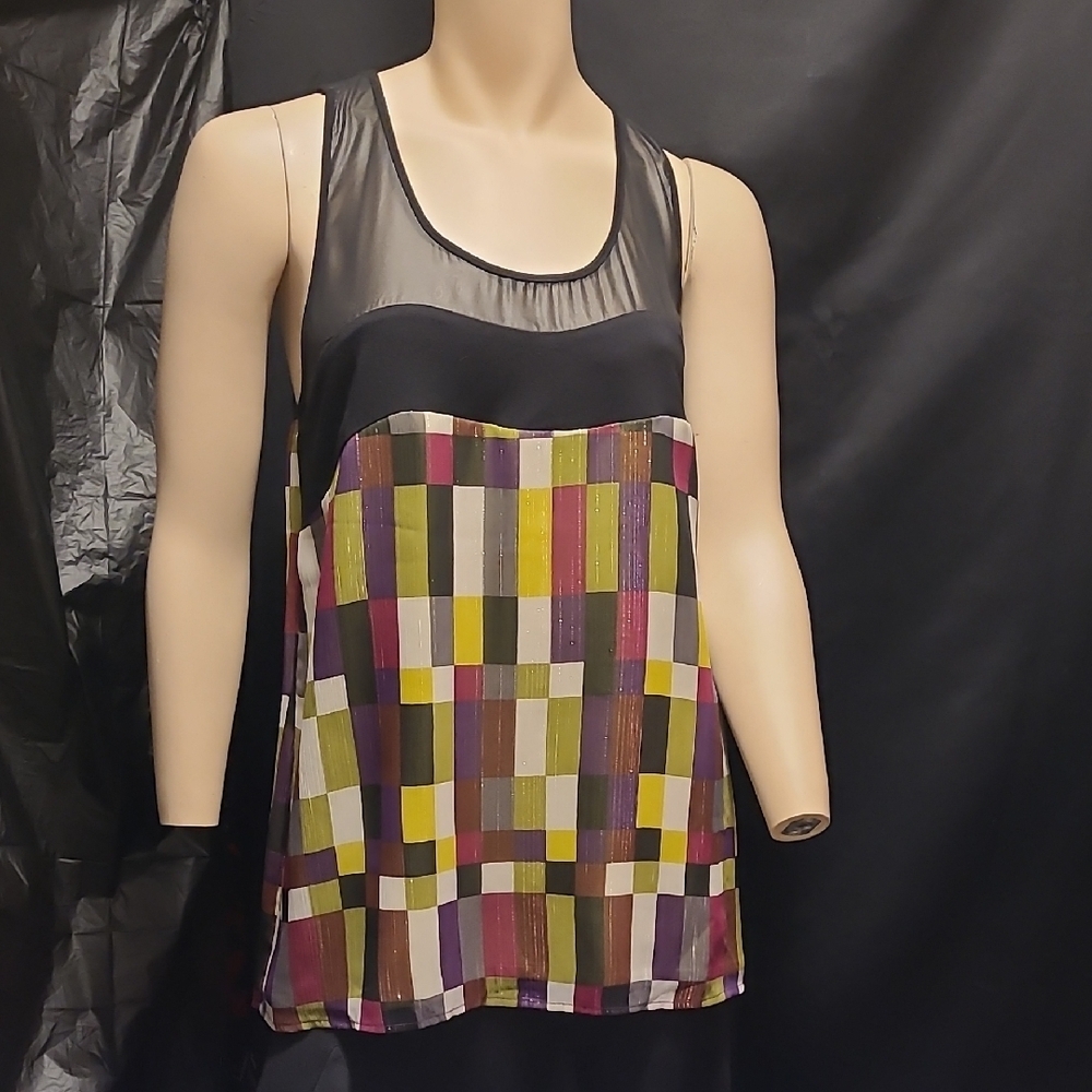 St. MARTINS Colorful Geometric Women's Top SIZE Xl